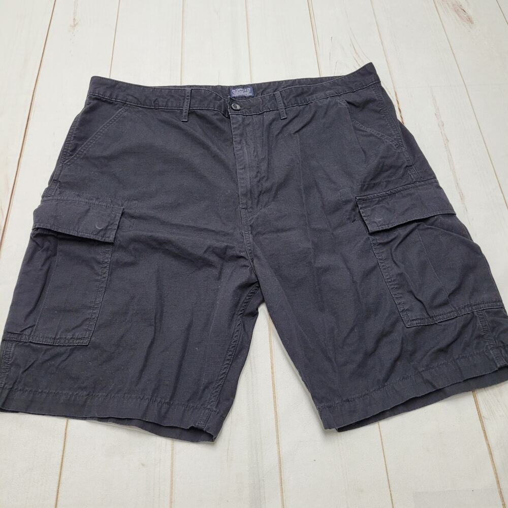 Levis ripstop black utility cargo shorts Y2k relaxed 42